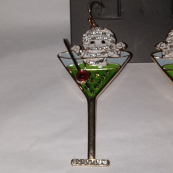 Torrid Mummy Martini Earrings 🍸🍸🍸🍸 - Picture 2 of 3